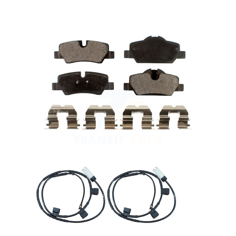 Positive Plus Rear Semi-Metallic Disc Brake Pads And Wear Sensors Kit For Mini Cooper KPW-101718