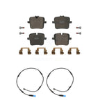Positive Plus Rear Semi-Metallic Disc Brake Pads And Wear Sensors Kit For BMW X5 X6 X7 Alpina XB7 KPW-101721