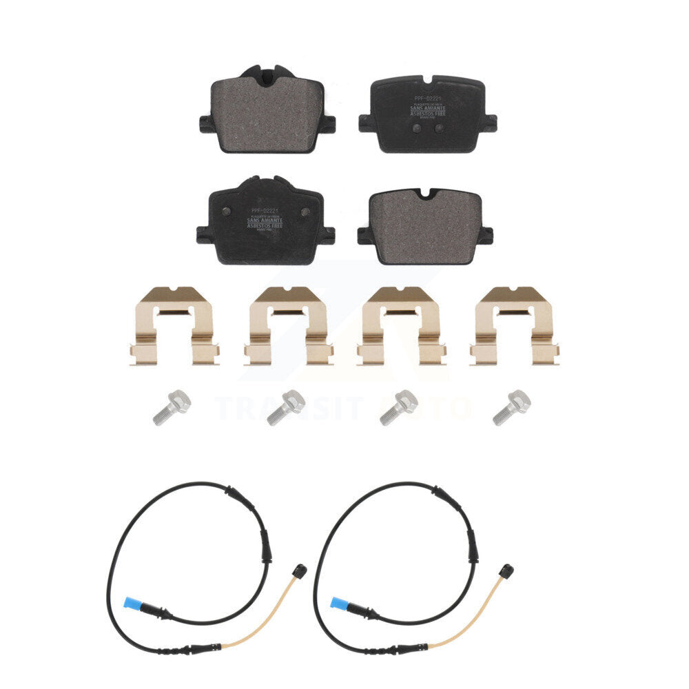 Positive Plus Rear Semi-Metallic Disc Brake Pads And Wear Sensors Kit For Toyota GR Supra KPW-101722