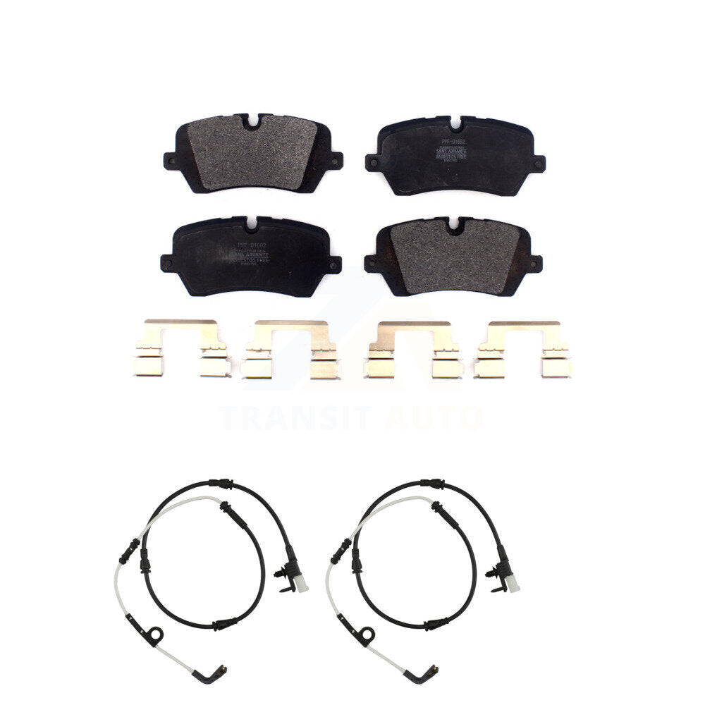 Positive Plus Rear Semi-Metallic Disc Brake Pads And Wear Sensors Kit For Land Rover Defender 110 Range Sport Discovery 130 90 KPW-101727