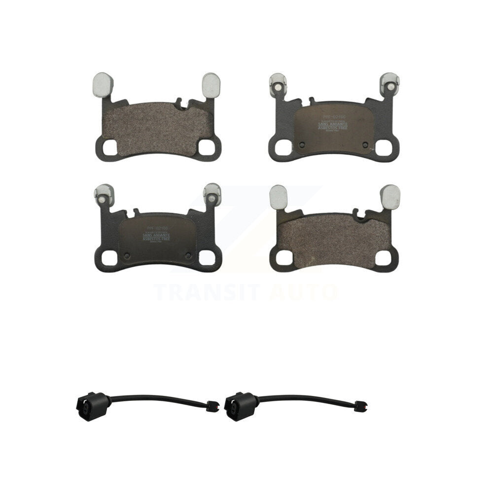 Positive Plus Rear Semi-Metallic Disc Brake Pads And Wear Sensors Kit For Porsche Cayenne KPW-101734