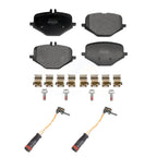 Positive Plus Rear Semi-Metallic Disc Brake Pads And Wear Sensors Kit For 2020 Mercedes-Benz GLE53 AMG With Dynamic Package KPW-101736