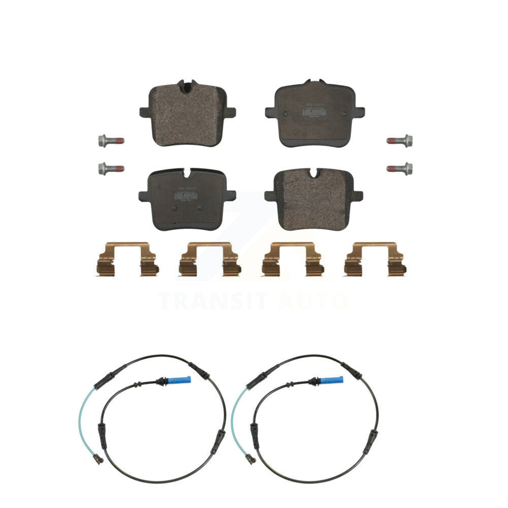 Positive Plus Rear Semi-Metallic Disc Brake Pads And Wear Sensors Kit For BMW M850i xDrive Gran Coupe M8 M5 M760i Alpina B8 840i 750Li KPW-101737