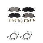 Positive Plus Front Semi-Metallic Disc Brake Pads And Wear Sensors Kit For Land Rover LR4 KPW-101742
