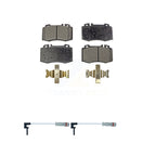Positive Plus Front Semi-Metallic Disc Brake Pads And Wear Sensors Kit For Mercedes-Benz SL500 SL600 600SL CL500 S600 KPW-101747