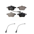 Positive Plus Front Semi-Metallic Disc Brake Pads And Extra Wear Sensors Kit For Volkswagen Golf Audi TT Quattro KPW-101751