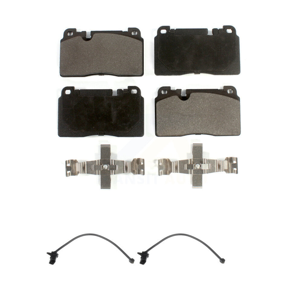 Positive Plus Front Semi-Metallic Disc Brake Pads And Wear Sensors Kit For Porsche Macan KPW-101759