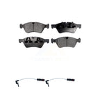 Positive Plus Front Semi-Metallic Disc Brake Pads And Wear Sensors Kit For 2008 Mercedes-Benz G55 AMG 5.0L 5.5L KPW-101764