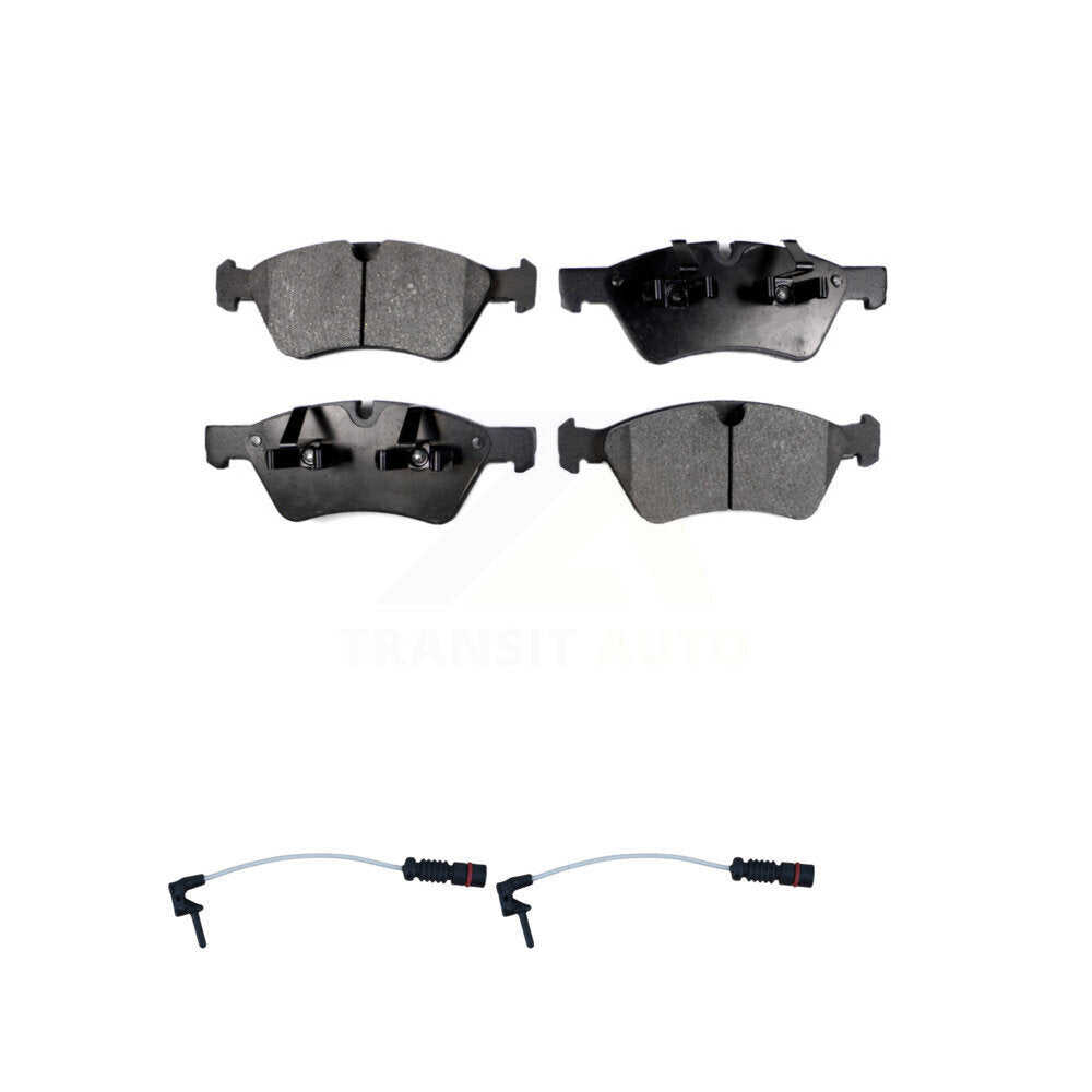 Positive Plus Front Semi-Metallic Disc Brake Pads And Wear Sensors Kit For 2008 Mercedes-Benz G55 AMG 5.0L 5.5L KPW-101764