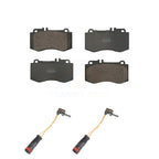 Positive Plus Front Semi-Metallic Disc Brake Pads And Wear Sensors Kit For Mercedes-Benz E350 E550 CLS400 E400 KPW-101767
