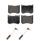 Positive Plus Front Semi-Metallic Disc Brake Pads And Wear Sensors Kit For 2022 Mercedes-Benz CLS53 AMG KPW-101770