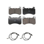 Positive Plus Front Semi-Metallic Disc Brake Pads And Wear Sensors Kit For Land Rover Range Sport Discovery Defender 110 90 KPW-101774