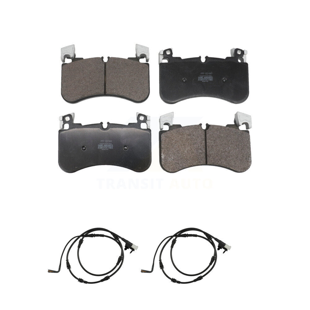 Positive Plus Front Semi-Metallic Disc Brake Pads And Wear Sensors Kit For Land Rover Range Sport Discovery Defender 110 90 KPW-101774