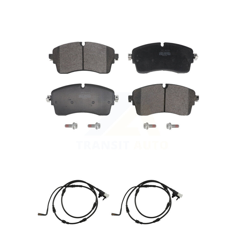 Positive Plus Front Semi-Metallic Disc Brake Pads And Wear Sensors Kit For Land Rover Range Defender 110 90 KPW-101775