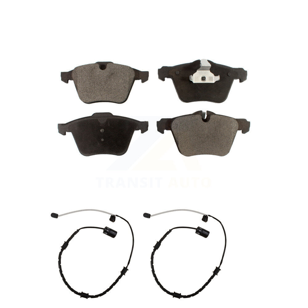 Positive Plus Front Semi-Metallic Disc Brake Pads And Wear Sensors Kit For Jaguar XKR KPW-101776
