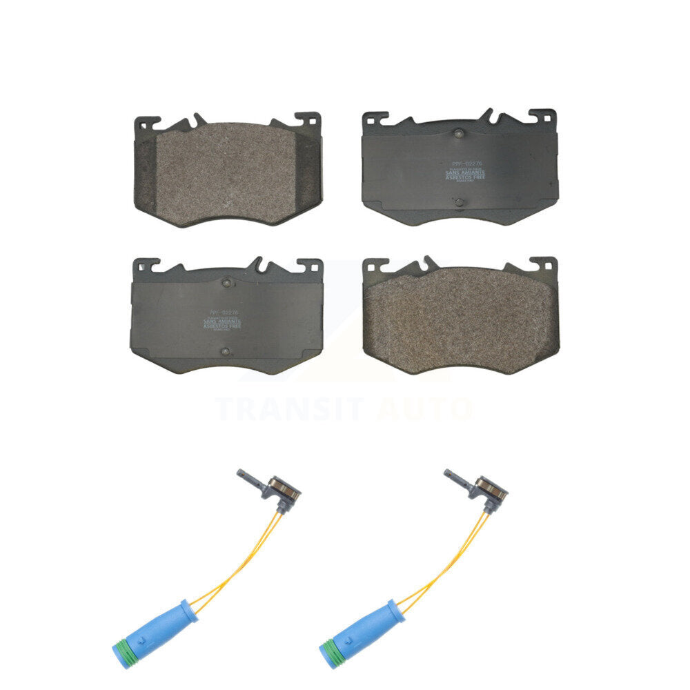 Positive Plus Front Semi-Metallic Disc Brake Pads And Wear Sensors Kit For Mercedes-Benz CLA35 AMG GLB35 GLA35 CLA45 A35 GLA45 KPW-101777