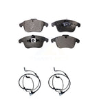 Positive Plus Front Semi-Metallic Disc Brake Pads And Wear Sensors Kit For Land Rover Range Evoque With 300mm Diameter Rotor KPW-101780