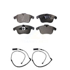 Positive Plus Front Semi-Metallic Disc Brake Pads And Wear Sensors Kit For 2015 Land Rover Range Evoque KPW-101783