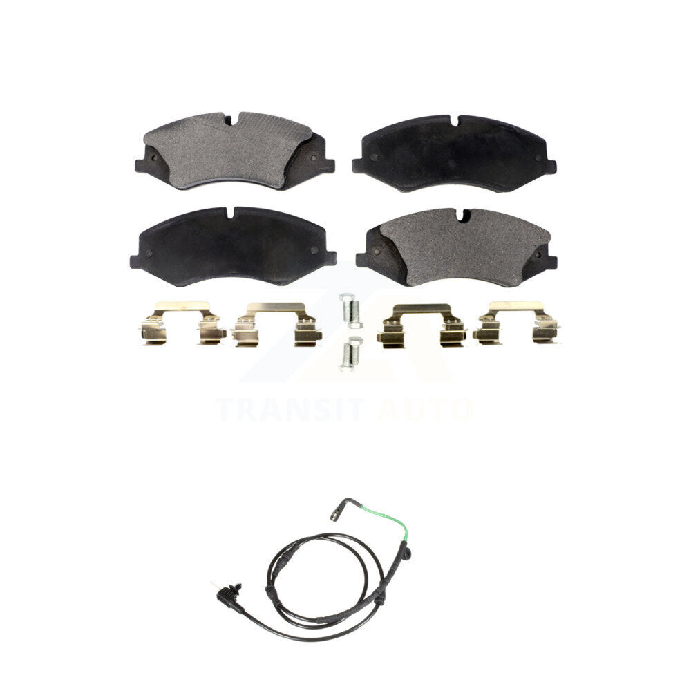Positive Plus Front Semi-Metallic Disc Brake Pads And Wear Sensors Kit For Land Rover LR4 KPW-101787