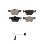 Positive Plus Front Semi-Metallic Disc Brake Pads And Wear Sensors Kit For 2004 Chrysler Crossfire KPW-101790
