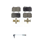 Positive Plus Front Semi-Metallic Disc Brake Pads And Wear Sensors Kit For Mercedes-Benz SL500 SL600 600SL CL500 S600 KPW-101792