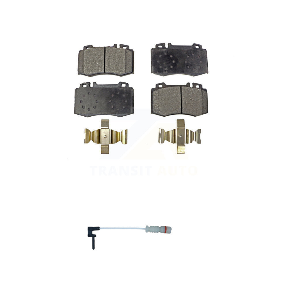 Positive Plus Front Semi-Metallic Disc Brake Pads And Wear Sensors Kit For Mercedes-Benz SL500 SL600 600SL CL500 S600 KPW-101792