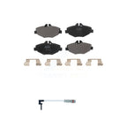 Positive Plus Front Semi-Metallic Disc Brake Pads And Wear Sensors Kit For 2003 Mercedes-Benz E320 Sedan KPW-101793