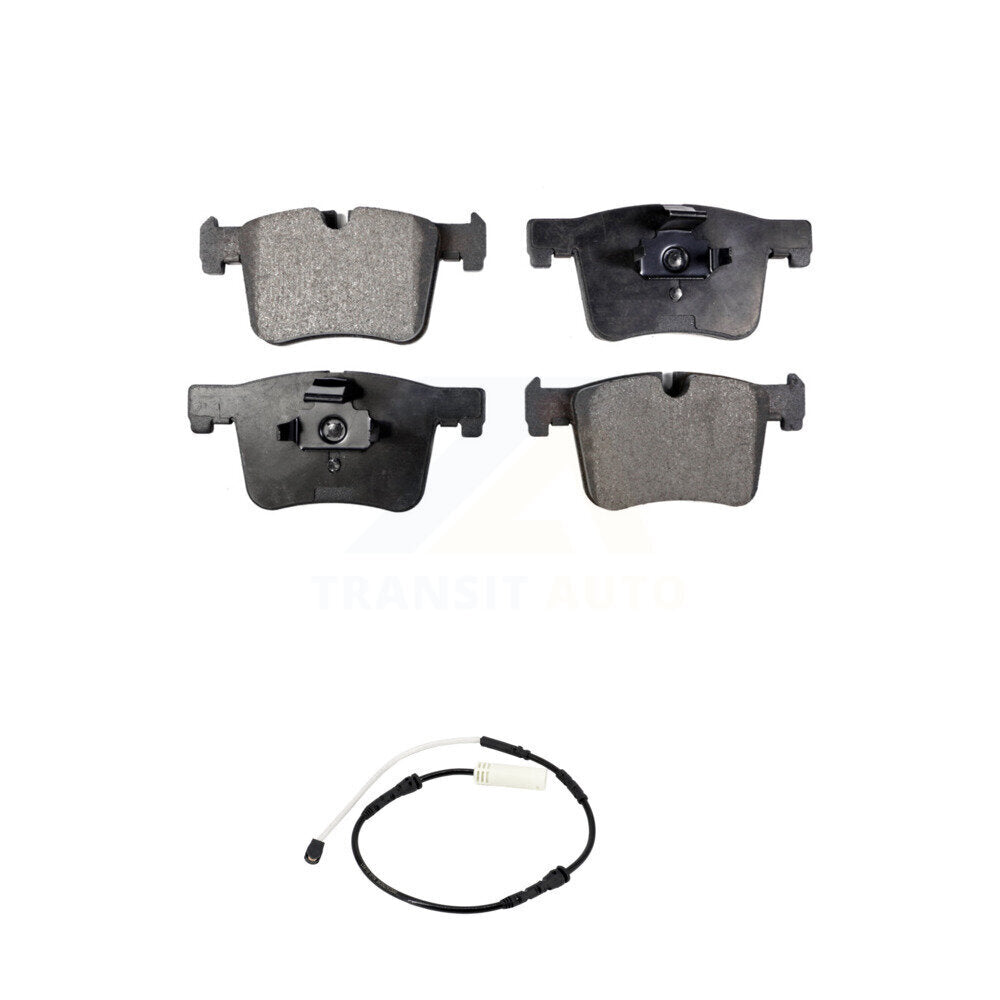 Positive Plus Front Semi-Metallic Disc Brake Pads And Wear Sensors Kit For BMW 328i Sedan with 3.0L KPW-101801