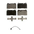 Positive Plus Front Semi-Metallic Disc Brake Pads And Wear Sensors Kit For Porsche Macan KPW-101804
