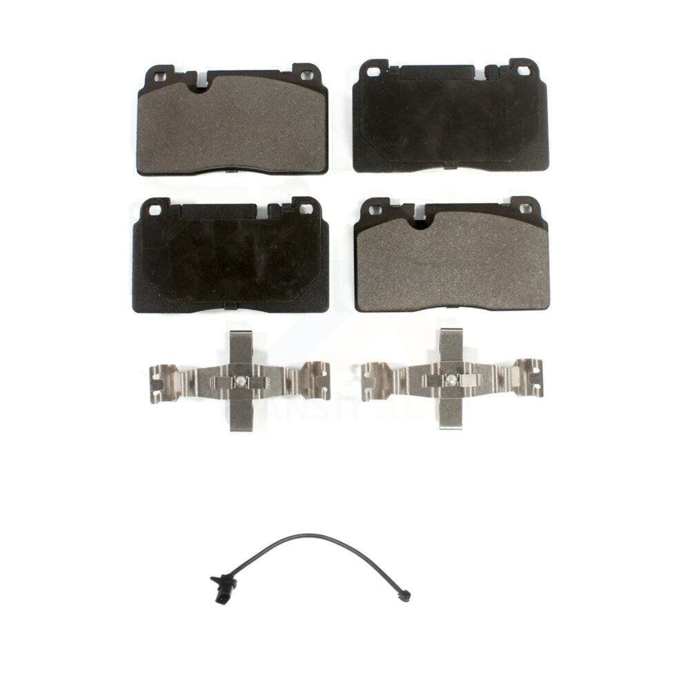Positive Plus Front Semi-Metallic Disc Brake Pads And Wear Sensors Kit For Porsche Macan KPW-101804