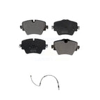 Positive Plus Front Semi-Metallic Disc Brake Pads And Wear Sensors Kit For 2019 BMW 330i xDrive Wagon Without Blue Painted Calipers KPW-101808