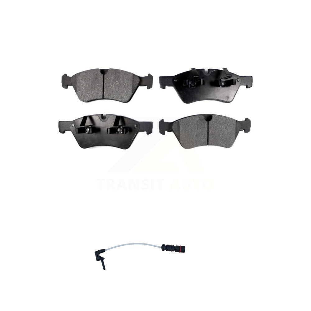 Positive Plus Front Semi-Metallic Disc Brake Pads And Wear Sensors Kit For 2008 Mercedes-Benz G55 AMG 5.0L 5.5L KPW-101809