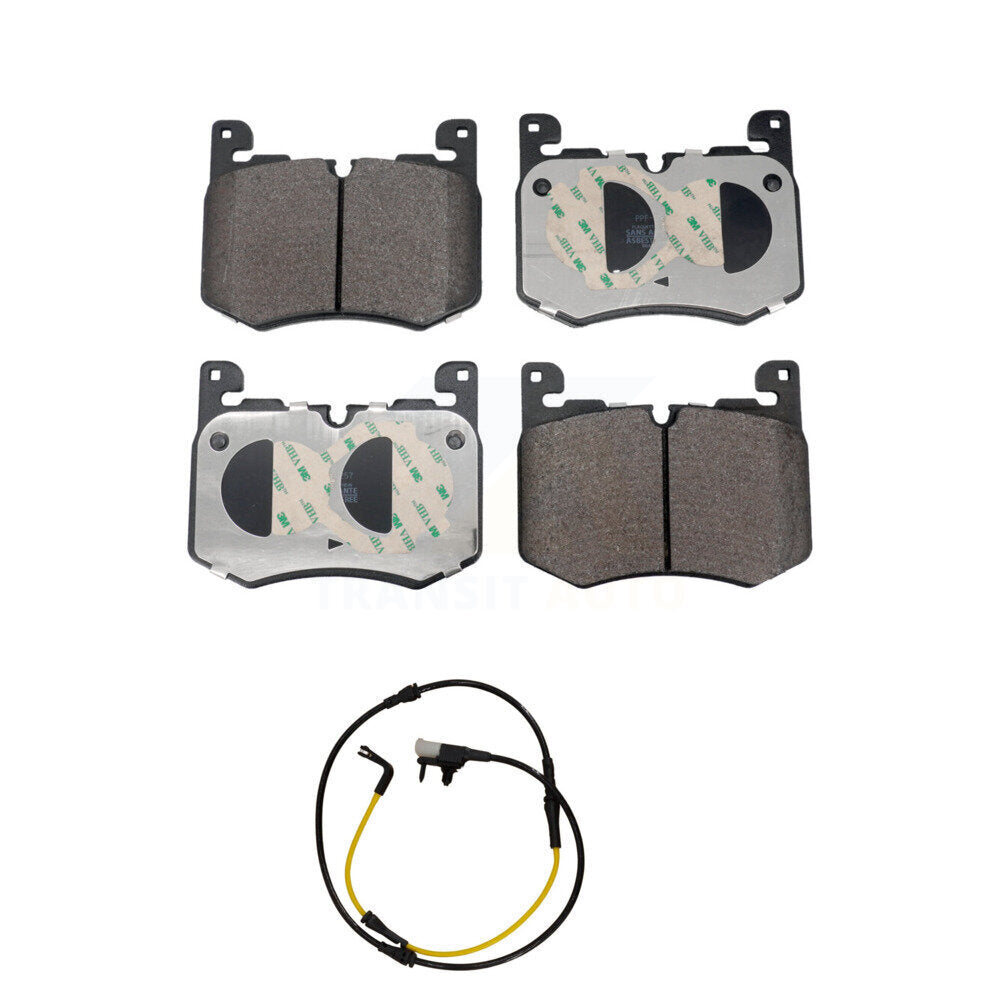 Positive Plus Front Semi-Metallic Disc Brake Pads And Wear Sensors Kit For Jaguar F-Pace Land Rover Range Velar KPW-101811