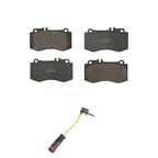 Positive Plus Front Semi-Metallic Disc Brake Pads And Wear Sensors Kit For Mercedes-Benz E350 E550 CLS400 E400 KPW-101812