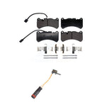 Positive Plus Front Semi-Metallic Disc Brake Pads And Extra Wear Sensors Kit For 2005 Mercedes-Benz CLK55 AMG KPW-101816