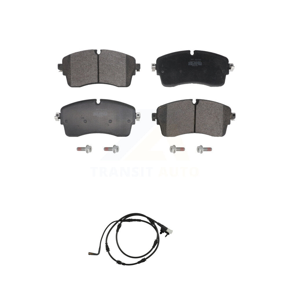 Positive Plus Front Semi-Metallic Disc Brake Pads And Wear Sensors Kit For Land Rover Range Defender 110 90 KPW-101820