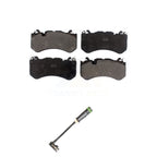 Positive Plus Front Semi-Metallic Disc Brake Pads And Wear Sensors Kit For 2019 Mercedes-Benz GLE43 AMG 3.0L With Cast Iron KPW-101824