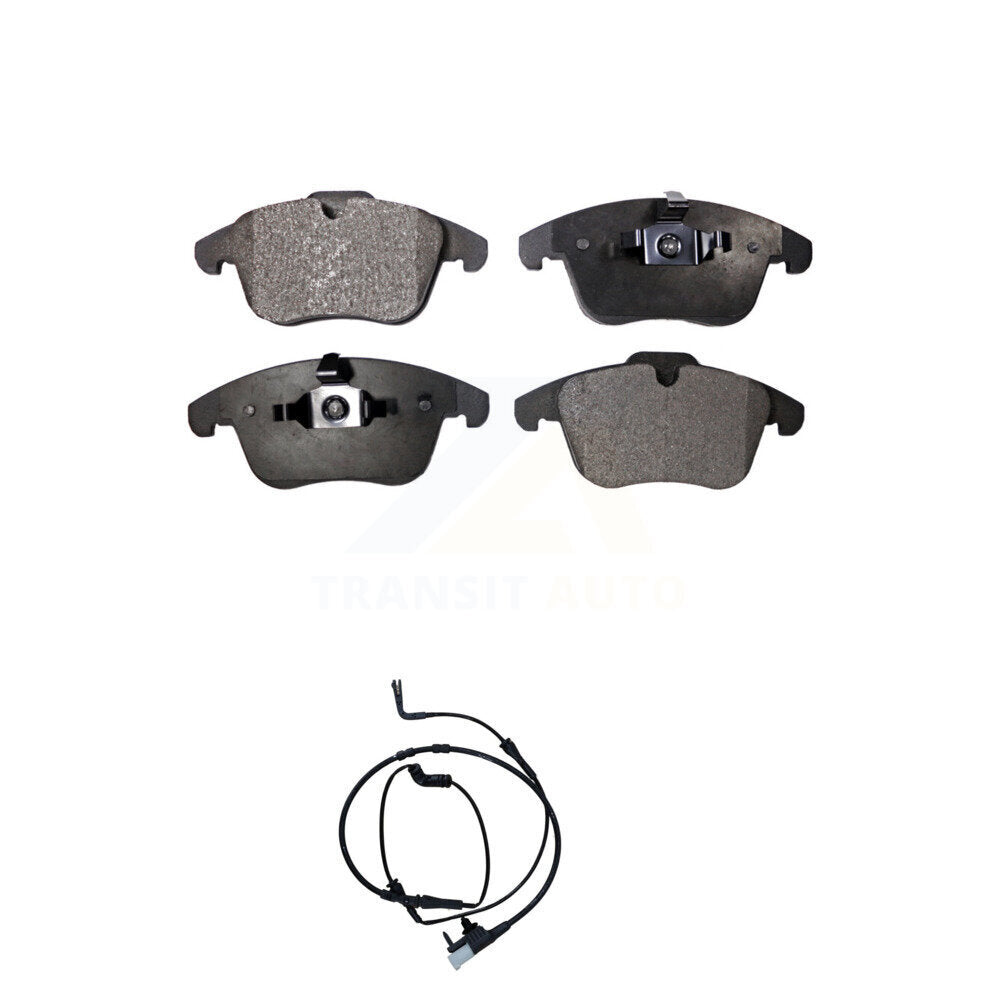 Positive Plus Front Semi-Metallic Disc Brake Pads And Wear Sensors Kit For Land Rover Range Evoque With 300mm Diameter Rotor KPW-101825