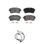 Positive Plus Front Semi-Metallic Disc Brake Pads And Wear Sensors Kit For Land Rover Range Evoque With 349mm Diameter Rotor KPW-101826