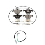 Positive Plus Front Semi-Metallic Disc Brake Pads And Extra Wear Sensors Kit For 2011 BMW 1 Series M KPW-101827