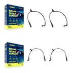 Mpulse Front Rear Disc Brake Pads Wear Sensor (4 Pack) For 2020-2026 GMC Chevrolet Silverado 2500 HD Sierra 3500 6.6L KSE-100511