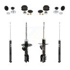 Transit Auto Front suspension Strut Rear Shock absorber & Hardware Kit (8Pc) For 2014 Toyota Yaris Excluding Vehicles Manufactured In Japan - Left Right Side (Driver Passenger) KSH-100621