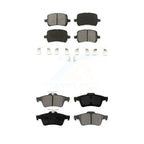 SIM Front Rear Semi-Metallic Brake Pads Kit For 2008 Chevrolet Cobalt SS with 2.0L With 1 Piston Calipers KSM-100716