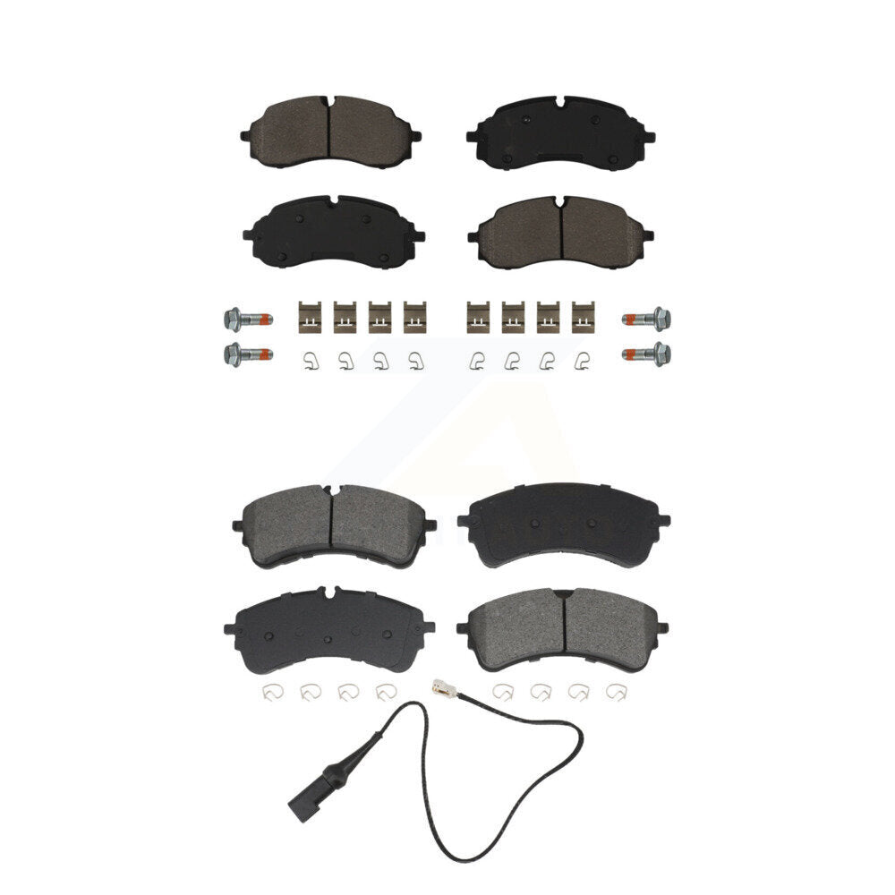 SIM Front Rear Semi-Metallic Brake Pads Kit For Ford Transit-250 Transit-350 Transit-150 RWD KSM-100717