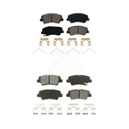 SIM Front Rear Semi-Metallic Brake Pads Kit For 2018 Kia Rio Except Vehicles Manufactured In Mexico KSM-100724