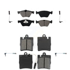 SIM Front Rear Semi-Metallic Disc Brake Pads And Extra Wear Sensors Kit For Mercedes-Benz E320 CLK320 E430 KSW-100971