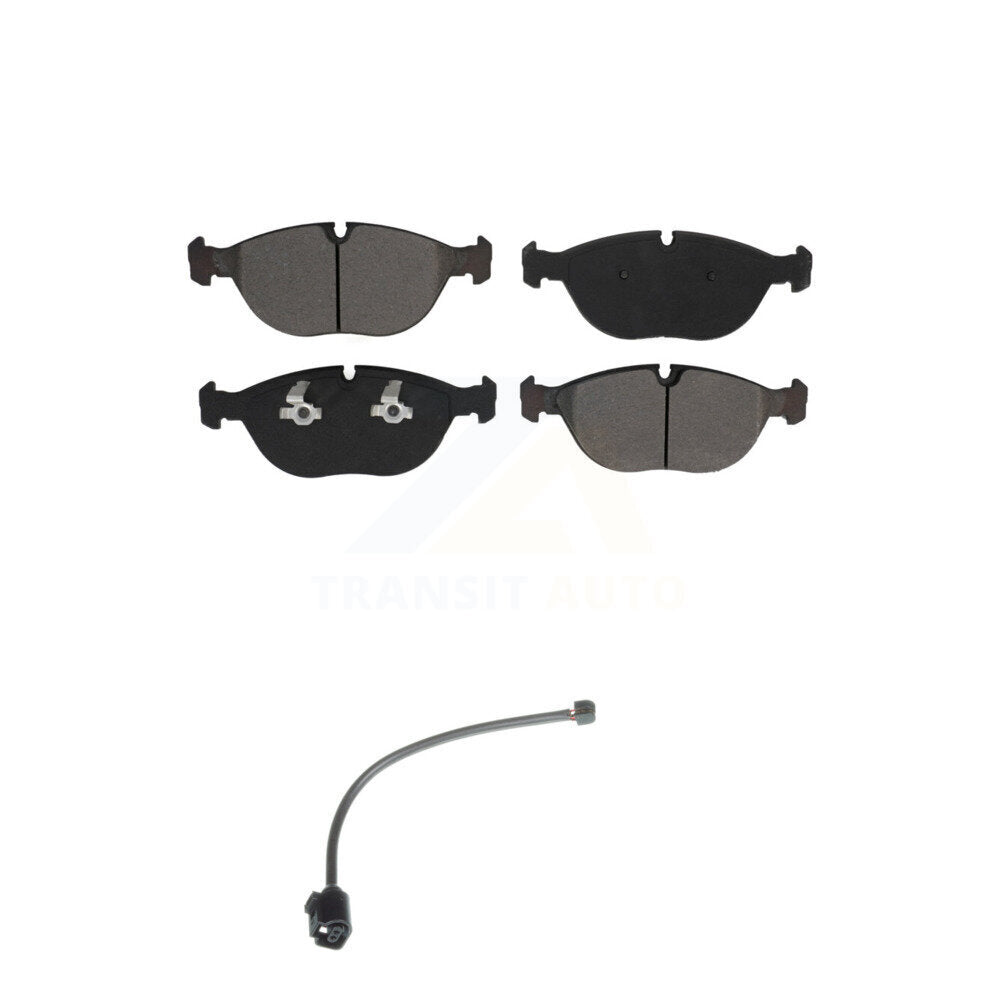 SIM Front Semi-Metallic Disc Brake Pads And Wear Sensors Kit For Audi TT Quattro Volkswagen R32 3.2L KSW-100992