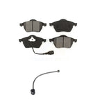 SIM Front Semi-Metallic Disc Brake Pads And Extra Wear Sensors Kit For 2004-2006 Audi TT Quattro 1.8L KSW-100994