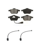 SIM Front Semi-Metallic Disc Brake Pads And Extra Wear Sensors Kit For 2004-2006 Audi TT Quattro 1.8L KSW-101016