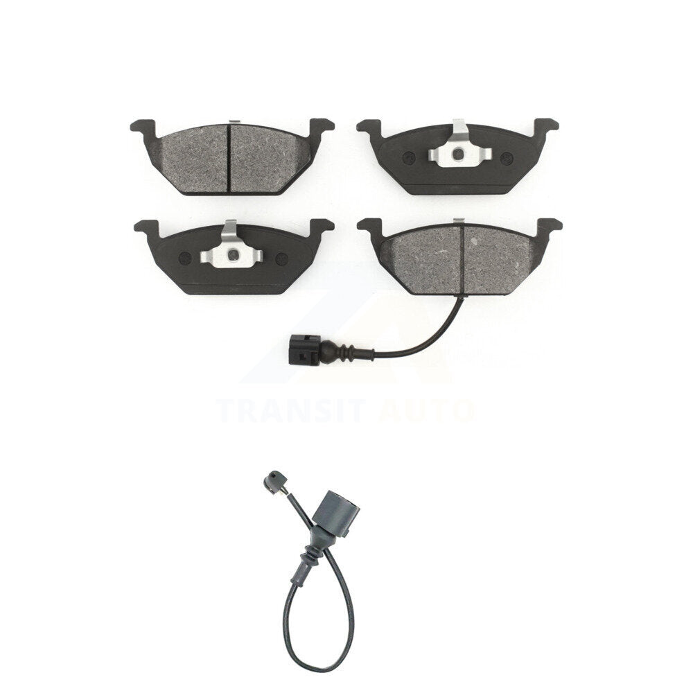 SIM Front Semi-Metallic Disc Brake Pads And Extra Wear Sensors Kit For 2004 Volkswagen Golf 2.0L 1.9L KSW-101050